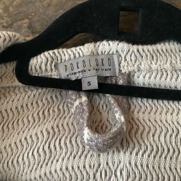 Unisex Pokoloko striped bamboo robe - Picture 3 of 6